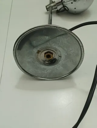 Lampada da tavolo vintage metallo anni 60-70