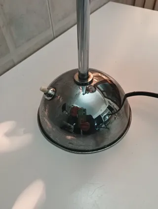 Lampada da tavolo vintage metallo anni 60-70