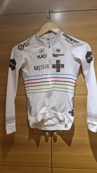 Maillot térmico arcoíris UCI talla XS