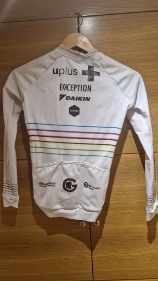 Maillot térmico arcoíris UCI talla XS