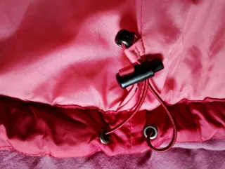 Cazadora acolchada fina roja/granate