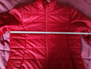 Cazadora acolchada fina roja/granate