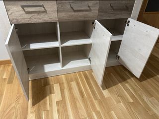 Mueble recibidor madera