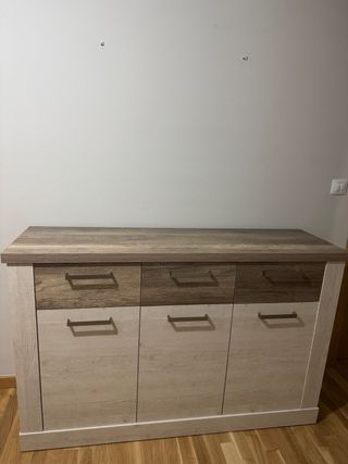 Mueble recibidor madera