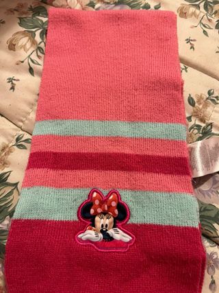 Set Sciarpa e Guanti Minnie Rosa e Azzurro