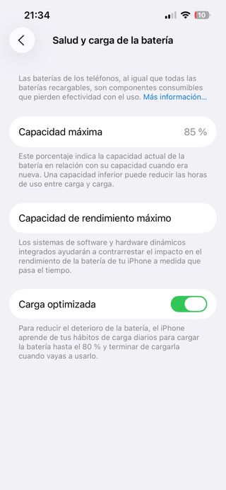 iPhone 13 Blanco 85% Batería + Cargador