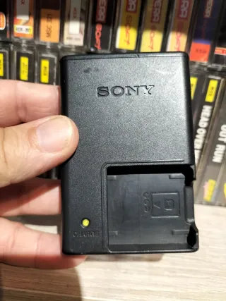 Caricabatterie per fotocamere digitali Sony, Nikon, Casio