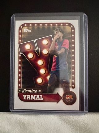 Tarjeta Lamine Yamal Topps