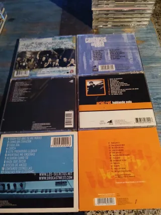Lote 6 CDs Pop Rock Español