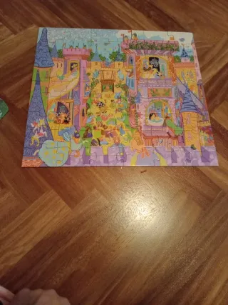 Puzzle Djeco 54 piezas Castillo Princesas