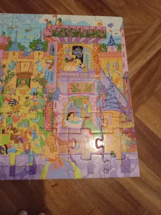 Puzzle Djeco 54 piezas Castillo Princesas