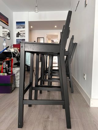 Mesa Alta Cocina IKEA NORDVIKEN Negra