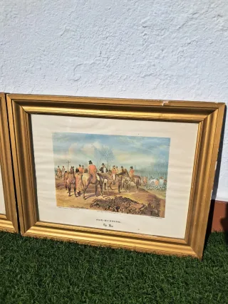 4 Cuadros Antiguos Decorativos