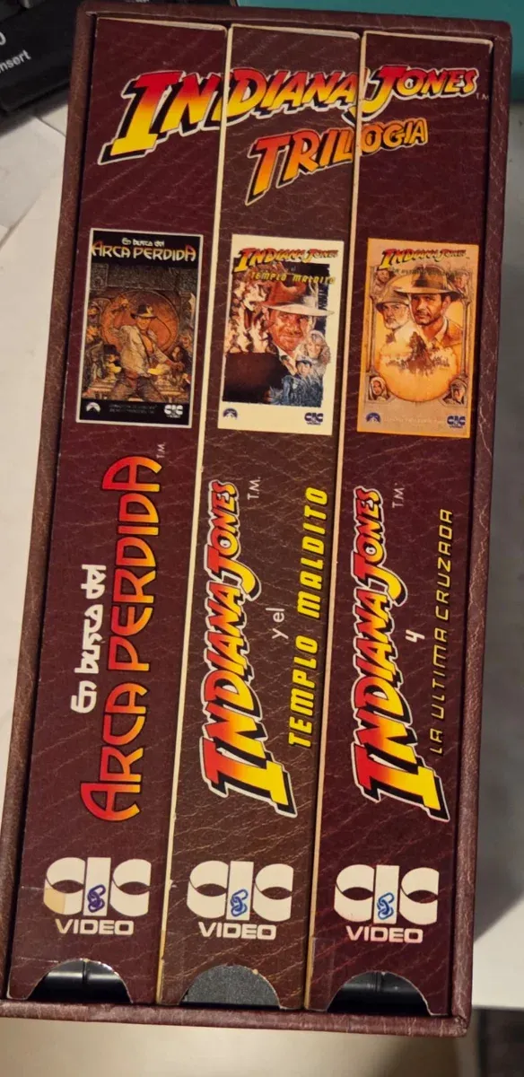 Trilogía Indiana Jones VHS