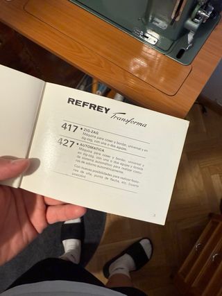 Máquina de coser REFREY Transforma