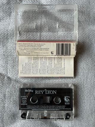 Casete El Rey León Disney Banda Sonora Español