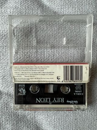 Casete El Rey León Disney Banda Sonora Español