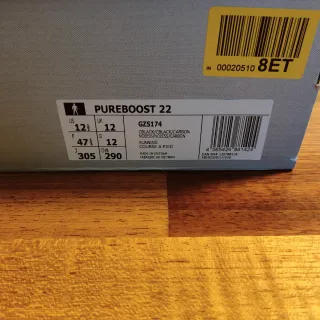 Adidas Pureboost 22 Talla 47 1/3.