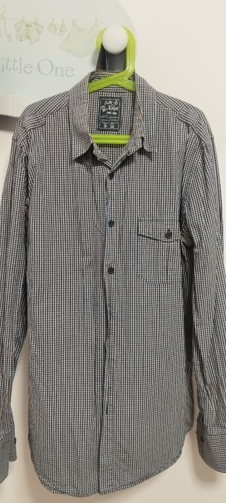 Camisa chico Xdye cuadros azules Talla M