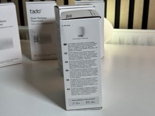 2 cabezales termostáticos inteligentes Tado