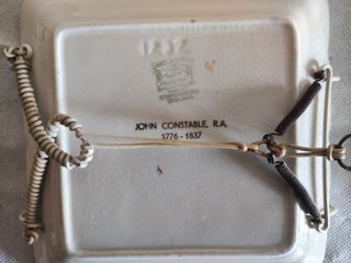 Piatto decorativo scena campestre