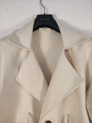 Cappotto Love Beige/Bianco