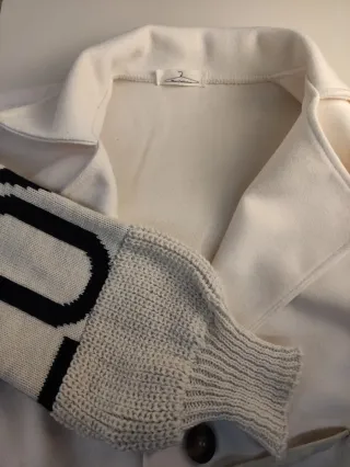 Cappotto Love Beige/Bianco