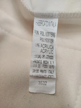 Cappotto Love Beige/Bianco