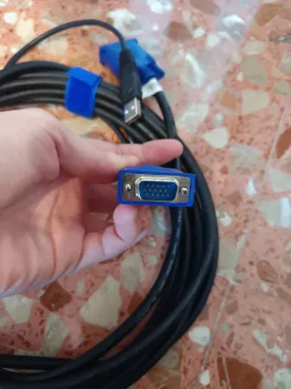 Cable KVM VGA + USB