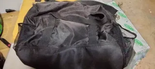 Borsone Lui Jo nero con scritta LOVE