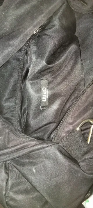 Borsone Lui Jo nero con scritta LOVE