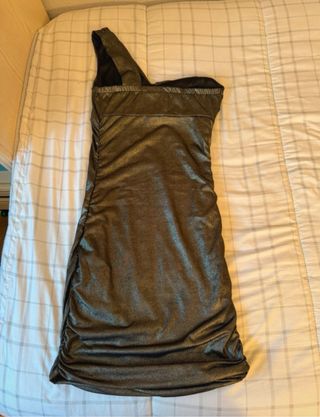 Vestido plateado fiesta