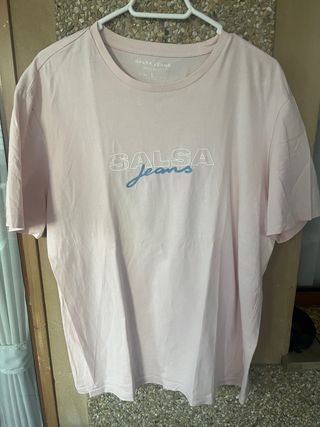 Camiseta Salsa Jeans Rosa Talla L