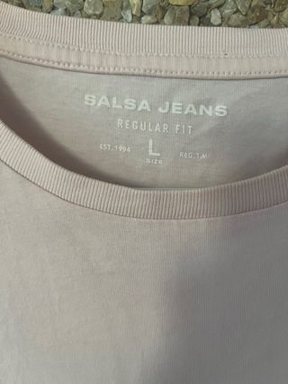 Camiseta Salsa Jeans Rosa Talla L
