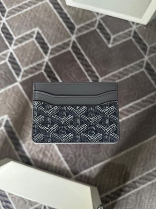 Porta carte Goyard nero/grigio