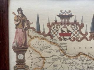 Mapa Yorkshire North Riding Thomas Moule