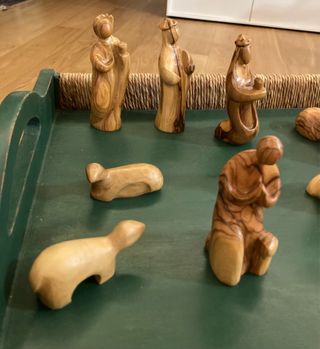 Figuras Belén Madera Olivo
