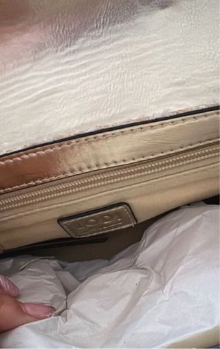 Bolso Lodi Beige y Dorado