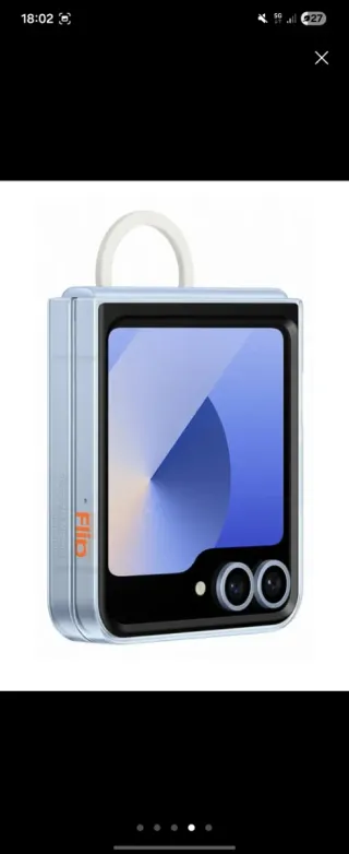 Funda Samsung Galaxy Z Flip 6/7 Transparente