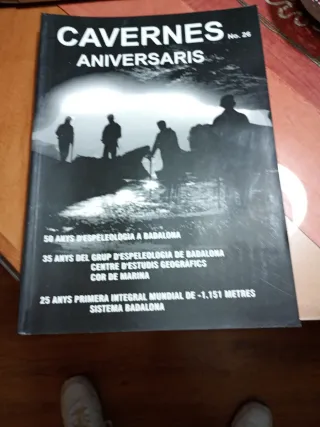 CAVERNES ANIVERSARIS Nº 26 espeleologia