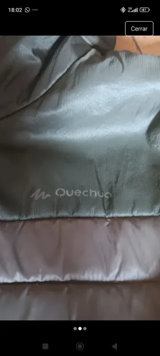 Abrigo plumas quechua