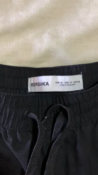 Pantalón cargo negro junior