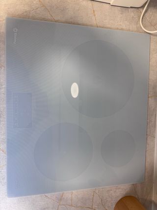Placa de inducción Balay blanca cristal