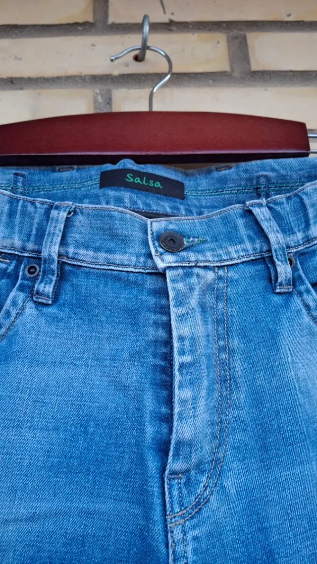 Vaqueros Salsa Hombre Azules