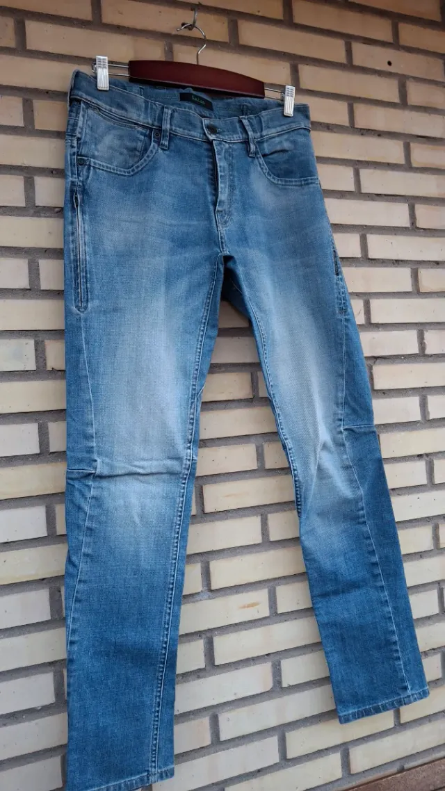 Vaqueros Salsa Hombre Azules