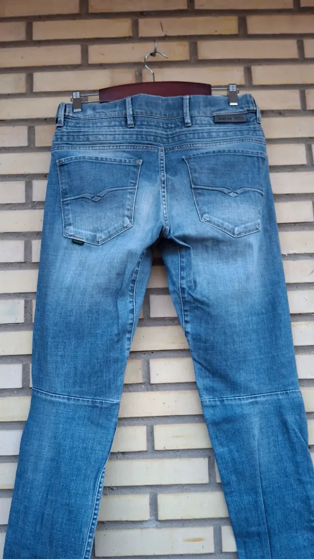 Vaqueros Salsa Hombre Azules