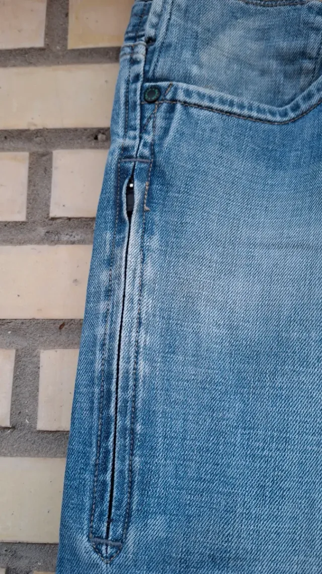 Vaqueros Salsa Hombre Azules