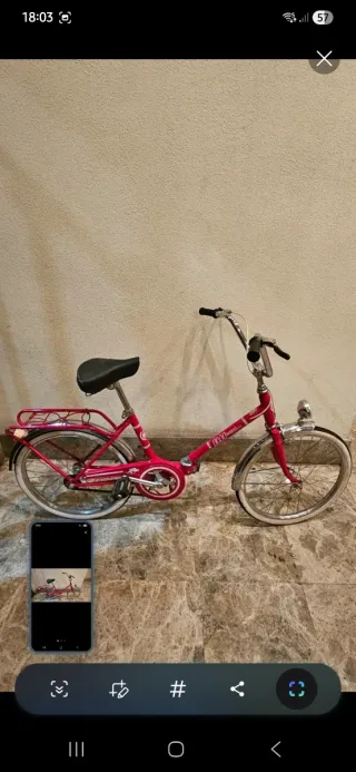 Bicicleta BH Vintage Roja