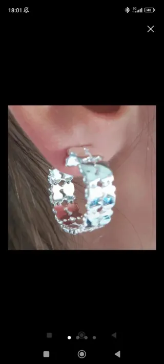 Pendientes Tous Oso Negro Plata y de aro Tous