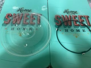 Plato giratorio de microondas de cristal